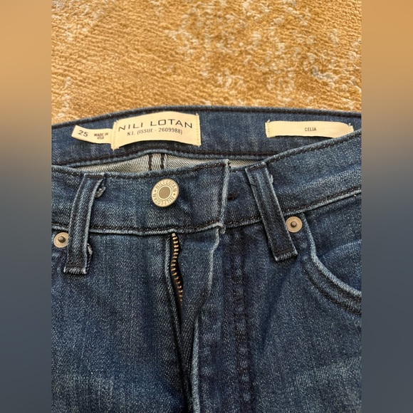 Nili Lotan Celia Jeans Dark Wash Size 25 - NWOT - Picture 7 of 9
